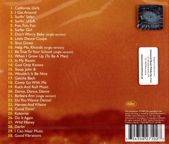The Beach Boys: The Sounds Of Summer: Very Best Of The B [CD]