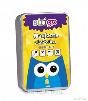 Magiczna plastelina - metaliczna złota