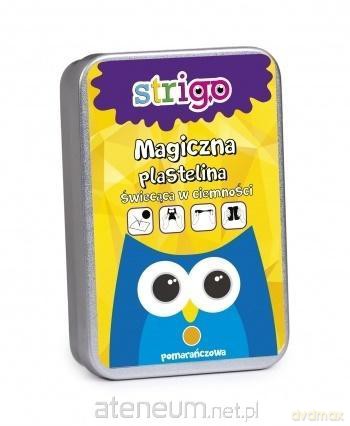 Magiczna plastelina - świecąca w ciemnościach pomarańczowa