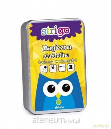 Magiczna plastelina - świecąca w ciemnościach zielona