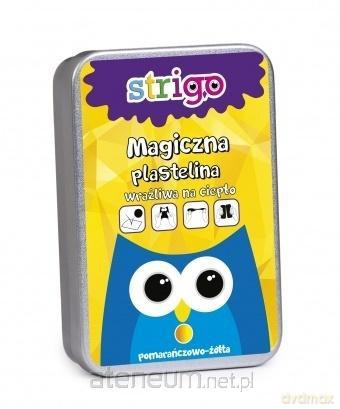 Magiczna plastelina - wrażliwa na ciepło pomarańczowo-żółta