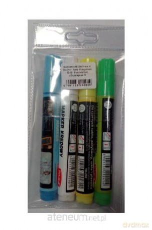 Marker kredowy 4,45 mm 4 kolory