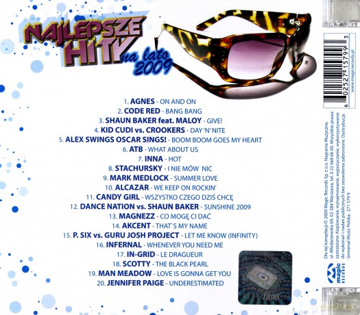 Najlepsze hity na lato 2009 [CD]