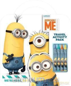 Minionki. Zestaw podróżny acticity z kredkami