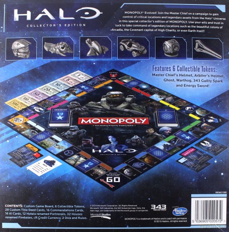Monopoly Halo collectors edition wersja angielska [GRA PLANSZOWA]