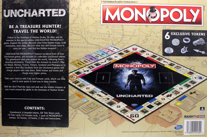 Monopoly Uncharted wersja angielska [GRA PLANSZOWA]
