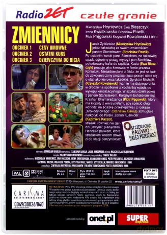 Zmiennicy 1 (odcinki 1-3) [DVD]