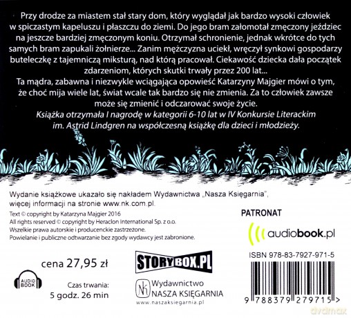 Niedokończony eliksir nieśmiertelności - Katarzyna Majgier [AUDIOBOOK]