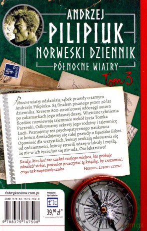 Norweski dziennik (Tom 3) Północne wiatry - Andrzej Pilipiuk [KSIĄŻKA]