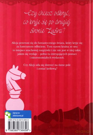 O tym, co Alicja odkryła po drugiej stronie lustra - Lewis Carroll, Agata Łuksza [KSIĄŻKA]