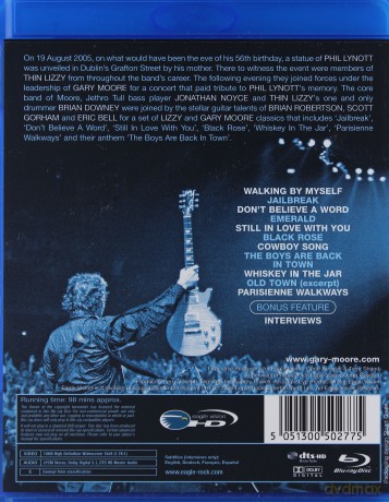 Gary Moore: One Night In Dublin [Blu-Ray]