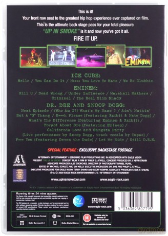 Ice Cube / Eminem / Dr Dre / Snoop Dogg: The Up In Smoke Tour [DVD]