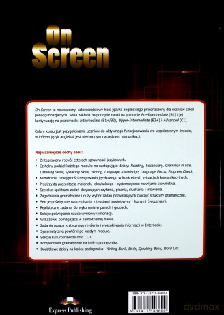 On Screen Upper-Intermediate B2+ podręcznik wieloletni [KSIĄŻKA]