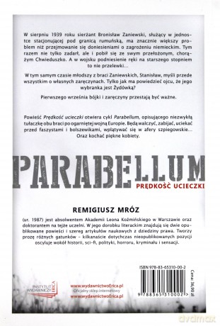 Parabellum (Tom 1) Prędkość ucieczki - Mróz Remigiusz [KSIĄŻKA]