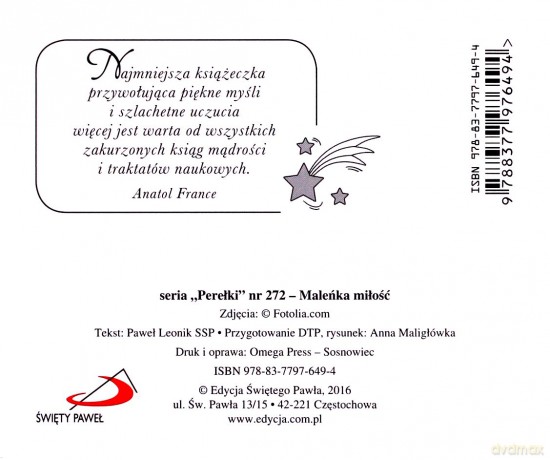 Perełka 272 - Maleńka Miłość [KSIĄŻKA]