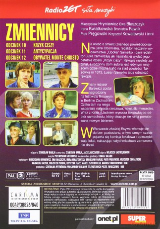Zmiennicy 4 (odcinki 10-12) [DVD]