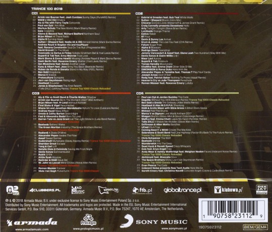 Trance 100 - 2018 [4CD]