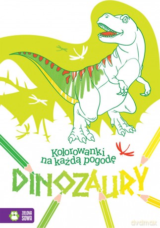Dinozaury. Kolorowanki na każdą pogodę [KSIĄŻKA]