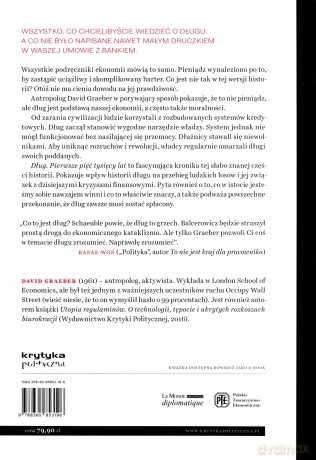Dług. Pierwsze pięć tysięcy lat - David Graeber [KSIĄŻKA]