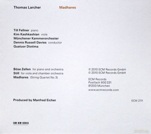 Thomas Larcher: Madhares [CD]