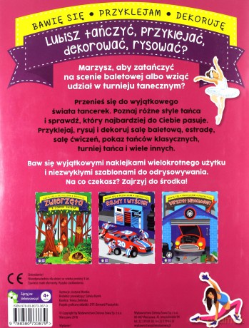 Tancerki. Bawię się, przyklejam, projektuję [KSIĄŻKA]