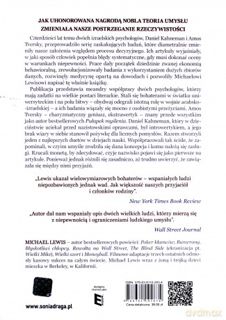 Umysł nieracjonalny. Krótka historia teorii perspektywy - Michael Lewis [KSIĄŻKA]
