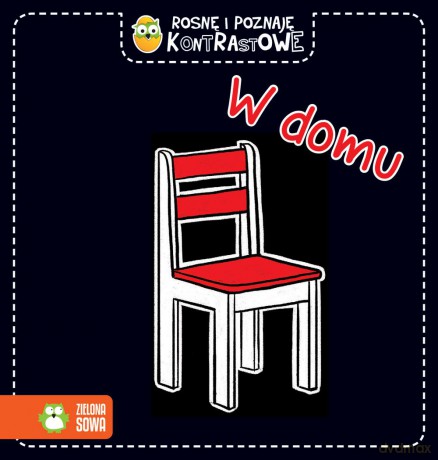 W domu. Rosnę i poznaję. Kontrastowe [KSIĄŻKA]