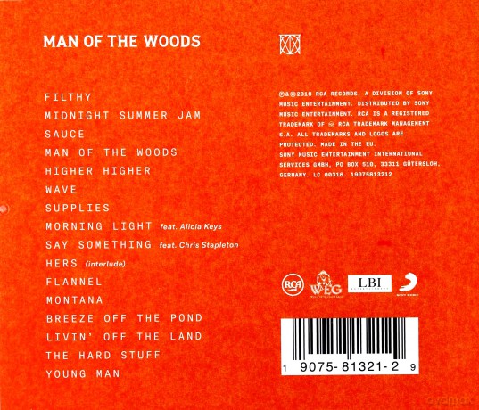 Justin Timberlake: Man Of The Woods [CD]
