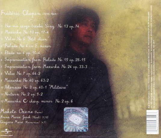 Makoto Ozone Feat. Anna Maria Jopek: Road to Chopin [CD]