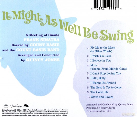 Frank Sinatra: It Might as Well Be Swing [CD]