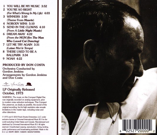 Frank Sinatra: Ol' Blue Eyes Is Back [CD]