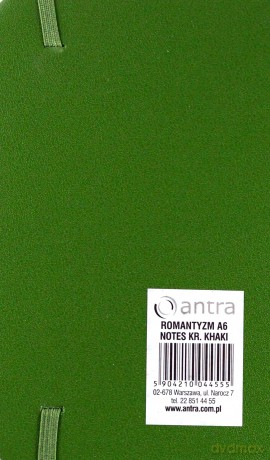 Notes A6 Kratka Romantyzm Khaki