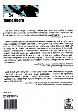 Polityka. Anarchizm. Lingwistyka - Noam Chomsky [KSIĄŻKA]