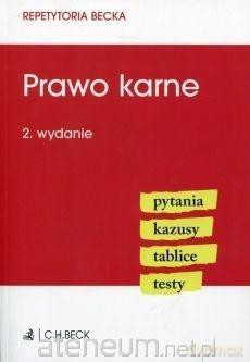 Prawo karne Repetytoria Becka [KSIĄŻKA]