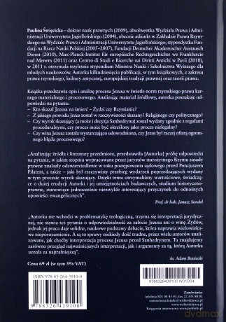 Proces Jezusa w świetle prawa rzymskiego. Studium [KSIĄŻKA]