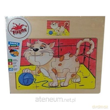 Puzzle drewniane Kot