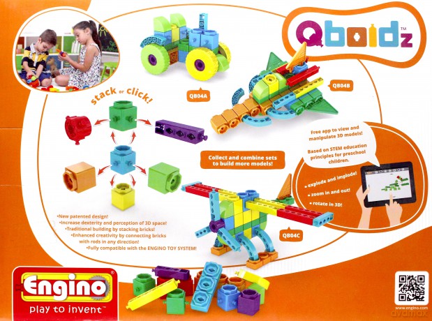 Qboidz 4 in 1 multimodels Samolot [KLOCKI]