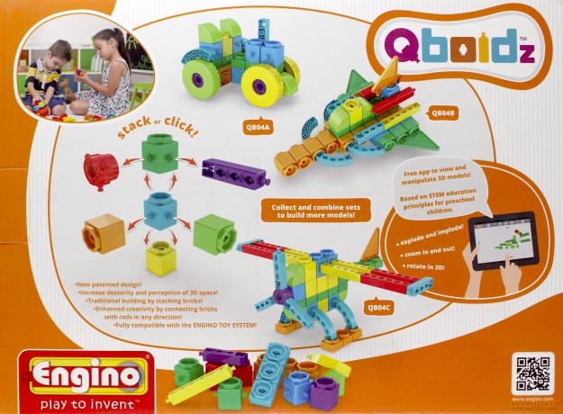 Qboidz 4 in 1 multimodels Statek Kosmiczny [KLOCKI]