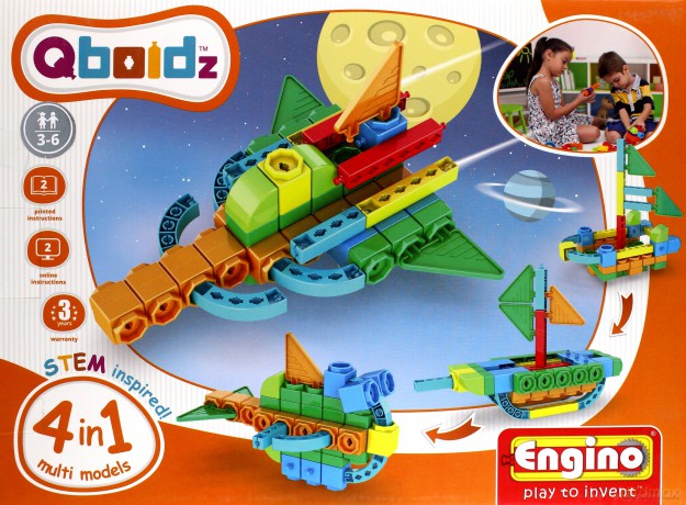 Qboidz 4 in 1 multimodels Statek Kosmiczny [KLOCKI]