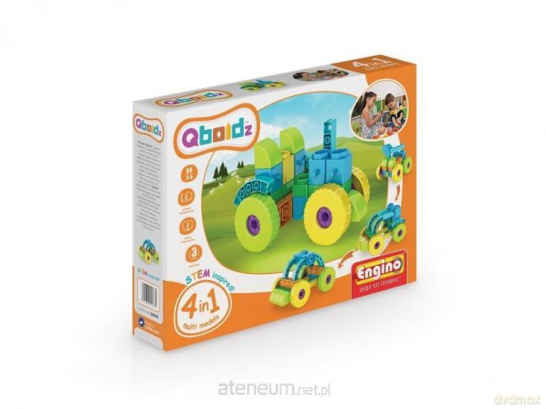 Qboidz 4 in 1 multimodels Traktor [KLOCKI]