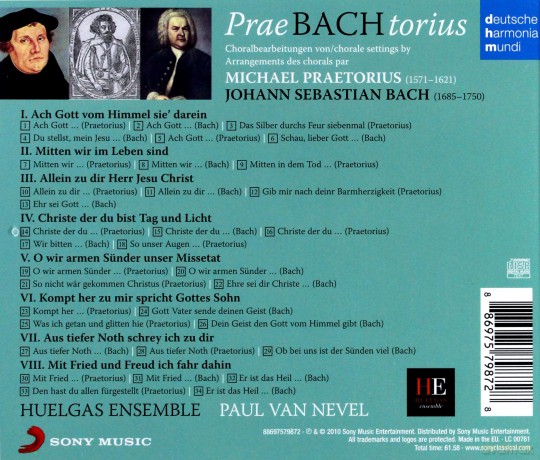Huelgas Ensemble: PraeBachtorius [CD]
