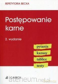 Repetytoria Becka. Postępowanie karne [KSIĄŻKA]