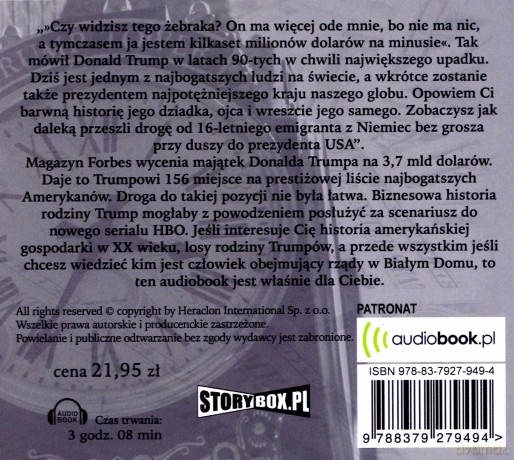 Rodzina Trumpów. Droga na szczyt - Łukasz Tomys [AUDIOBOOK]