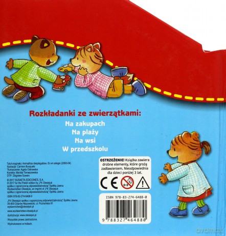 Rozkładanka ze zwierzątkami. W przedszkolu [KSIĄŻKA]