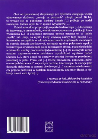 Struktura pojęć emocjonalnych - Barbara Gawda [KSIĄŻKA]