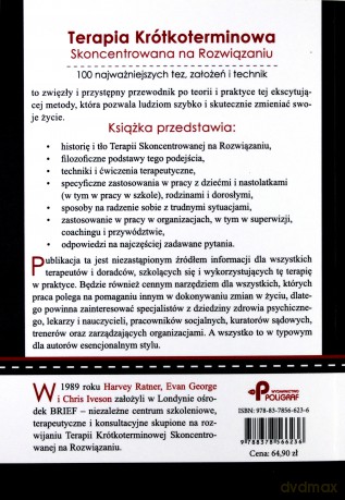 Terapia krótkoterminowa skoncentrowana na... - Harvey Ratner, Evan George, Chris Iveson [KSIĄŻKA]