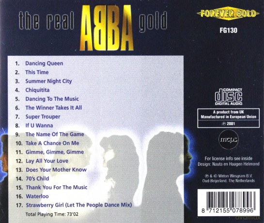 The real Abba gold [CD]