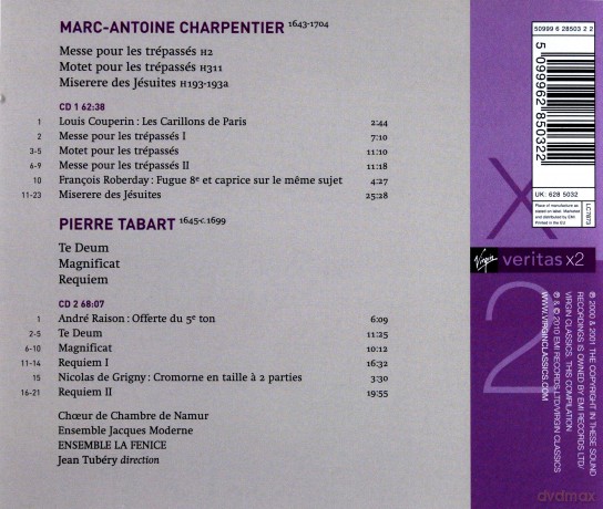 Jean Tubery :Veritas X2-Messe En La Memoire/Requiem [2CD]