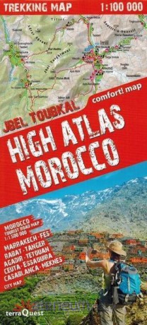 Trekking map High Atlas Morocco 1:100 000 [KSIĄŻKA]