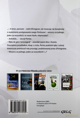 Trzej muszkieterowie - Aleksander Dumas [KSIĄŻKA]